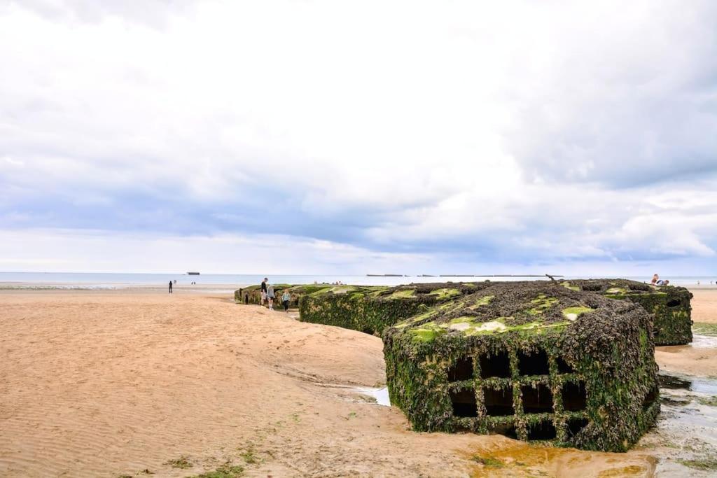 Le Joffre - Studio Sur La Digue En Centre Ville Arromanches-les-Bains Dış mekan fotoğraf